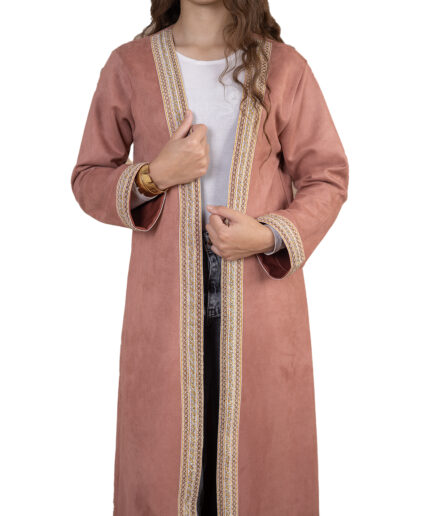 Bale Pink Winter Kaftan
